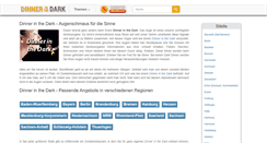 Desktop Screenshot of dinnerinthedark.eu